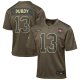 Youth #13 Brock Purdy San Francisco 49ers Nike 2025 Salute to Service Game Olive Jersey