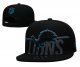 Detroit Lions Black Cap