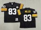 Men's Pittsburgh Steelers #83 Heath Miller Black Jersey