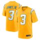 Men's Los Angeles Chargers #3 Derwin James Jr. Nike Gold Alternate Charger Power Game Player Jersey