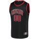Men's Chicago Bulls Fanatics Black Fast Break Replica Custom Jersey - Statement Edition