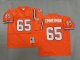 Men's Denver Broncos #65 Gary Zimmerman Orange Mitchell & Ness Jersey