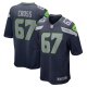 Men's Seattle Seahawks Charles Cross Nike Navy Player Game Jersey