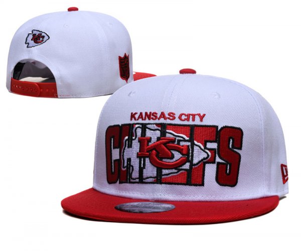 Kansas City Chiefs Red and White Cap