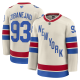 Men's New York Rangers #93 Mika Zibanejad Fanatics Beige 2026 NHL Winter Classic Premium Jersey