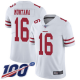 San Francisco 49ers #16 Joe Montana White Men's Stitched NFL 100th Season Vapor Limited Jersey