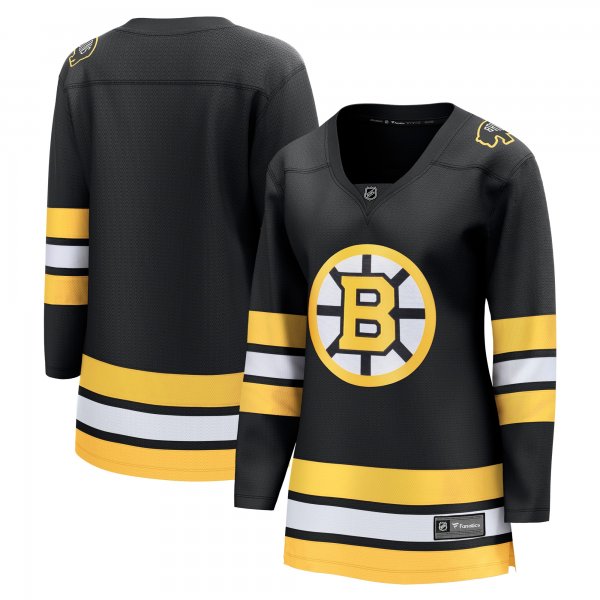 Women's Boston Bruins Black Anniversary Home Breakaway Jersey