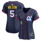 Women's American League #5 Jacob Wilson Nike Navy 2025 All-Star Edition Limited Player Jersey