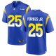 Men's Nike #25 Emmanuel Forbes Jr. Royal Los Angeles Rams Game Player Jersey