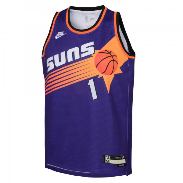 Youth Phoenix Suns Devin Booker Nike Purple 2022/23 Swingman Jersey - Classic Edition