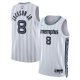 Men's Unisex Memphis Grizzlies #8 Jaren Jackson Jr. Nike White 2025/26 Swingman City Edition Jersey