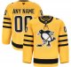 Men's Pittsburgh Penguins Gold Alternate Authentic Pro Custom Jersey