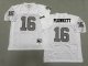 Men's Las Vegas Raiders #16 Jim Plunkett White Mitchell & Ness Jersey