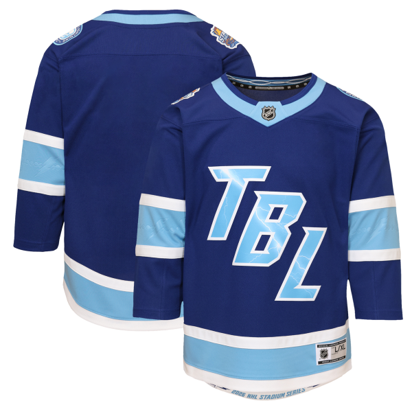 Youth Tampa Bay Lightning Outerstuff Blue 2026 Stadium Series Premier Jersey