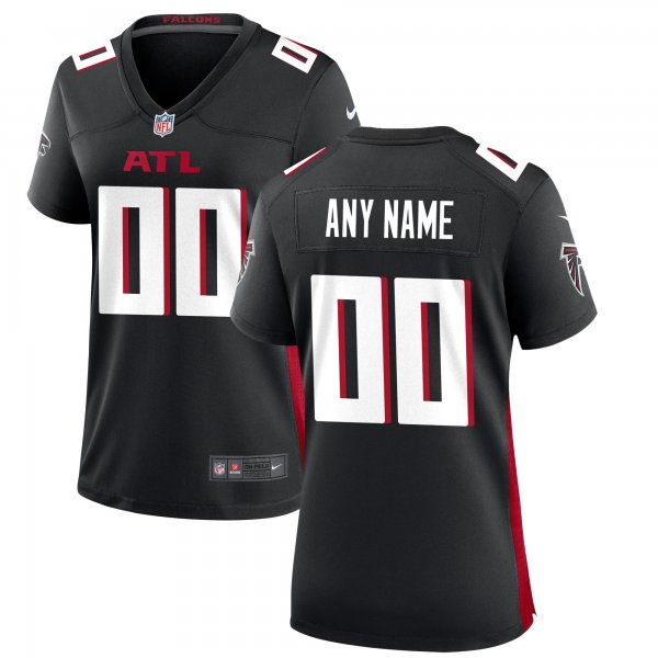 Nike Atlanta Falcons Women's Custom Limited Black Jersey