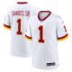 Men's #1 Deebo Samuel Sr Washington Commanders Nike Game Super Bowl Era White Jersey