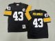 Men's Pittsburgh Steelers #43 Troy Polamalu Black Jersey