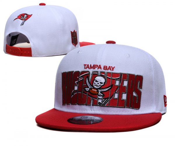 Tampa Bay Buccaneers White and Red Cap