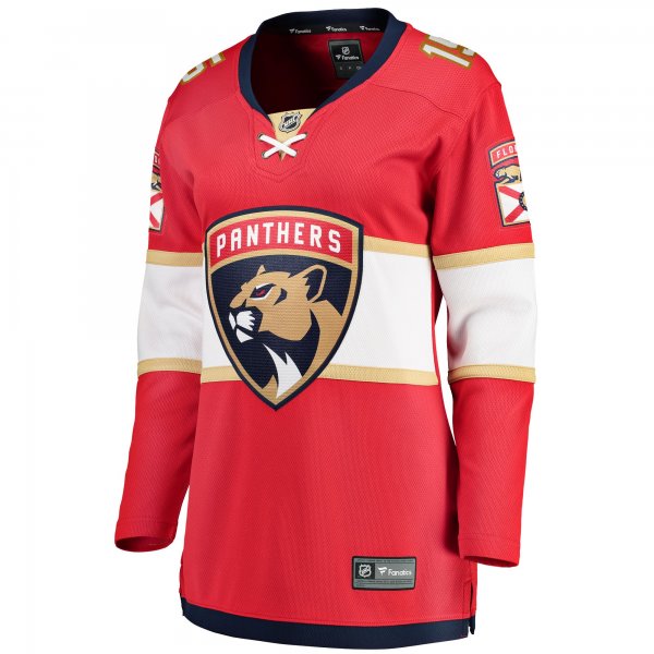 Women's Florida Panthers Anton Lundell Fanatics Red Home Breakaway Player Jersey