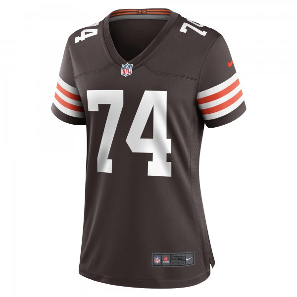 Women's Cleveland Browns Alex Leatherwood Nike  Brown Team Game Jersey