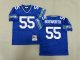 Men's #55 Brian Bosworth Seattle Seahawks Blue Jersey