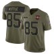 Men's #85 George Kittle San Francisco 49ers Nike 2025 Salute to Service Limited Olive Jersey