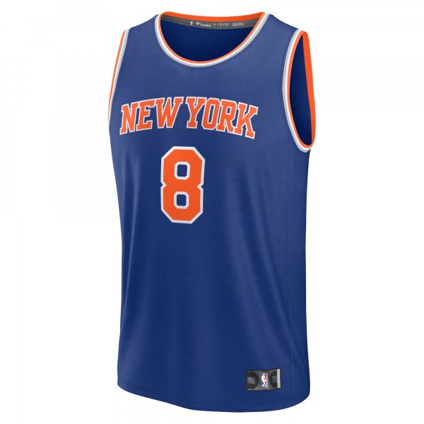 Youth New York Knicks OG Anunoby Fanatics Royal Fast Break Player Jersey - Icon Edition