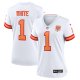 Women's '76 Tampa Bay Buccaneers #1 Rachaad White Nike White 50th Season Game Jersey