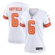 Women's '76 Tampa Bay Buccaneers #6 Baker Mayfield Nike White Game Jersey