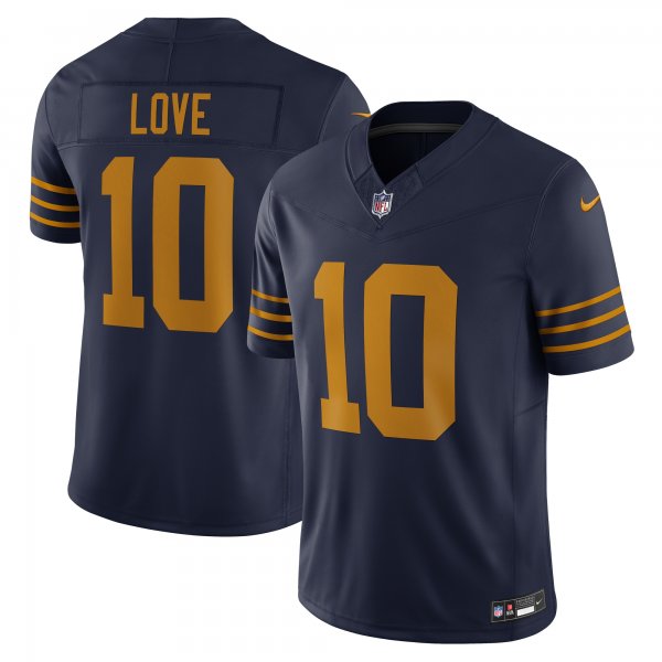 Men's Green Bay Packers #10 Jordan Love Nike Navy The 1923 Classic Vapor F.U.S.E. Limited Jersey