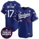 Men's #17 Shohei Ohtani MLB World Tour Tokyo Series 2025 Los Angeles Dodgers Blue Jersey