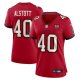Women's Tampa Bay Buccaneers #40 Mike Alstott Nike Red 50th Anniversary Game Jersey