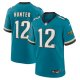 Men's #12 Travis Hunter Jacksonville Jaguars Nike 2025 NFL Draft First Round Pick 2nd Alternate Game Teal Jersey