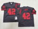 Men's #42 Ronnie Lott San Francisco 49ers Black Jersey