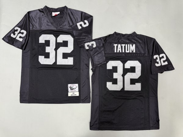 Men's Las Vegas Raiders #32 Jack Tatum Black Mitchell & Ness Jersey