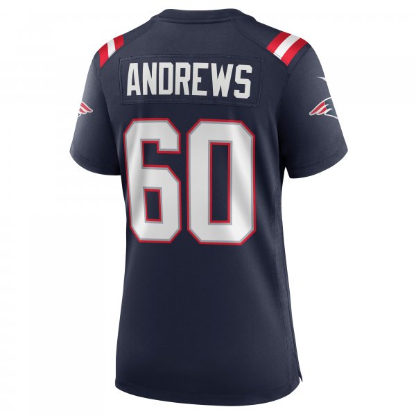 Women's New England Patriots David Andrews Nike Navy Game Jersey
