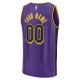 Men's Los Angeles Lakers  Fanatics Purple 2022/23 Fast Break Custom Replica Jersey - Statement Edition