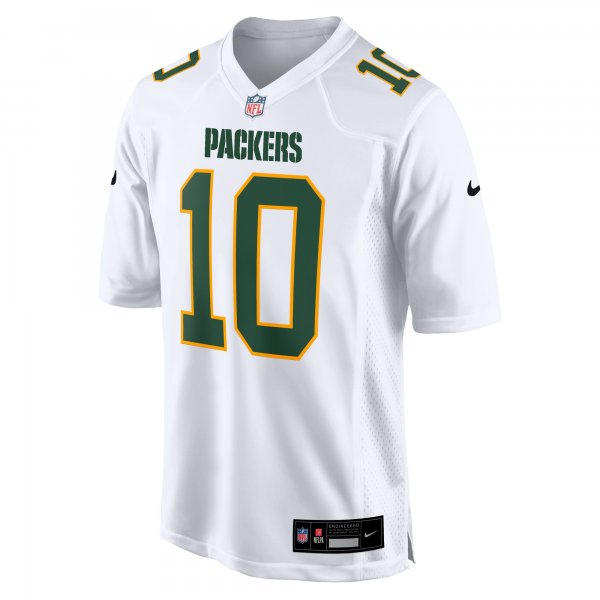 Men's Green Bay Packers Jordan Love Nike White Fashion Game Jersey