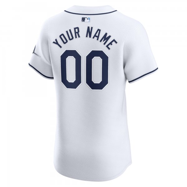 Men's Tampa Bay Rays Nike White Home Elite Custom Jersey