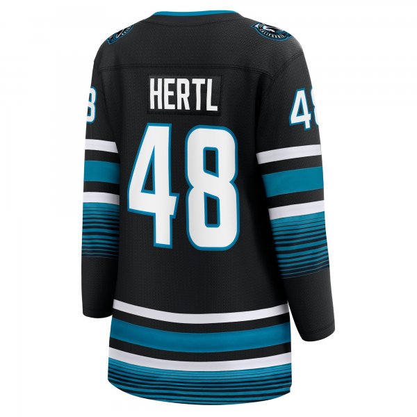Women's San Jose Sharks Tomas Hertl Fanatics Black Alternate Premier Breakaway Player Jersey
