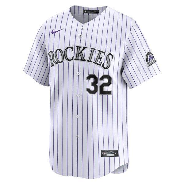 Men's Colorado Rockies Dakota Hudson Nike White Home Limited Player Jersey