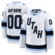 Men's Utah Mammoth White Away Premium Custom Jersey