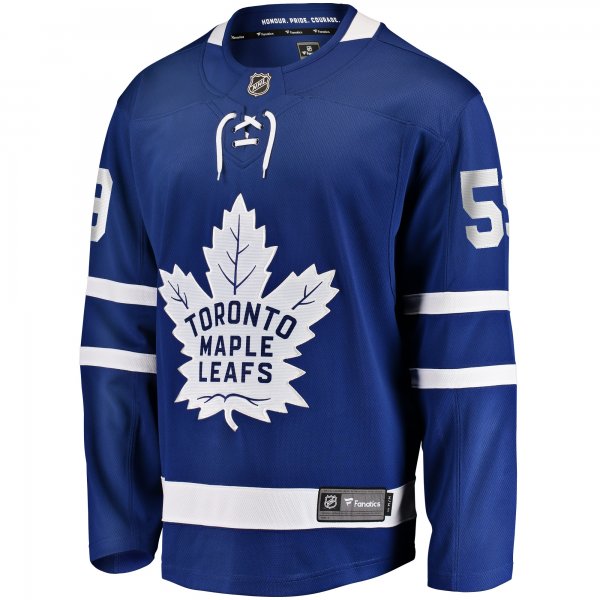 Men's Toronto Maple Leafs Tyler Bertuzzi Fanatics Blue Home Breakaway Jersey