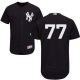 New York Yankees #77 Clint Frazier Navy Blue Flexbase Collection Stitched MLB Jersey