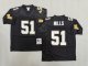 Men's New Orleans Saints #51 Sam Mills Black Jersey
