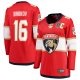 Women's #16 Aleksander Barkov Florida Panthers Fanatics 2025 Stanley Cup Final Home Breakaway Player Red Jersey