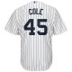 Men's New York Yankees Gerrit Cole White/Navy Big & Tall Replica Player Jersey