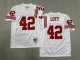 Men's #42 Ronnie Lott San Francisco 49ers White Jersey