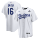 Men's Los Angeles Dodgers #16 Will Smith Nike White 2025 World Series Home Player Jersey