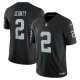 Men's Las Vegas Raiders #2 Ashton Jeanty Nike Black Team Limited Jersey